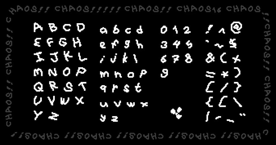 Chaos16 Font