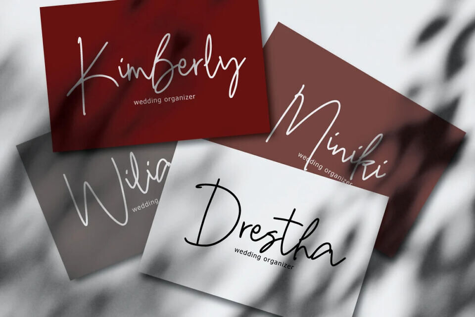 Cimond Signature Font