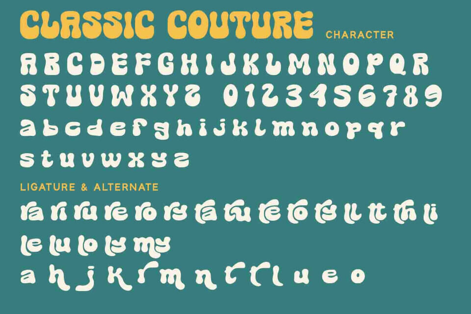 Classic Couture Font
