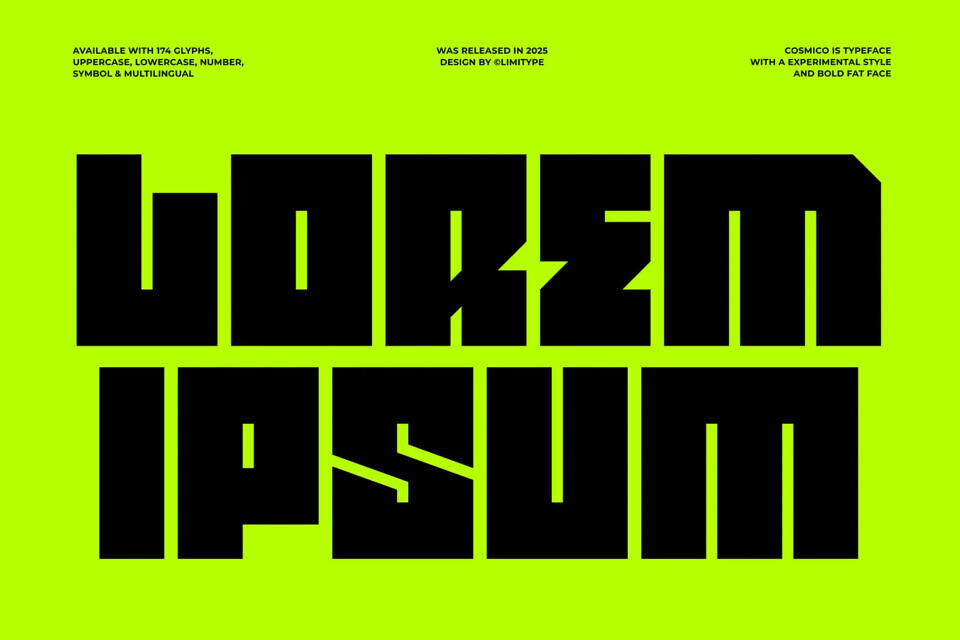 Cosmico Font