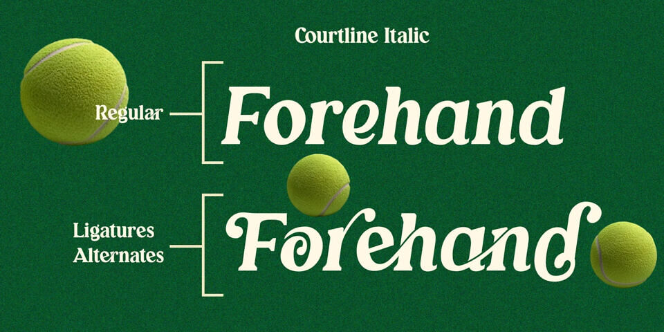 Courtline Font