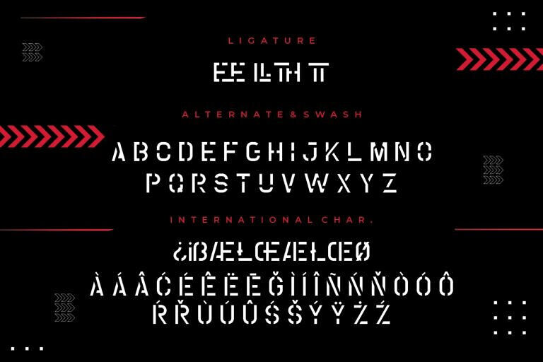 Coutline Font
