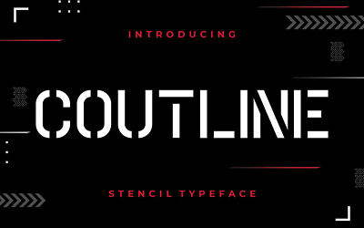 Coutline Font