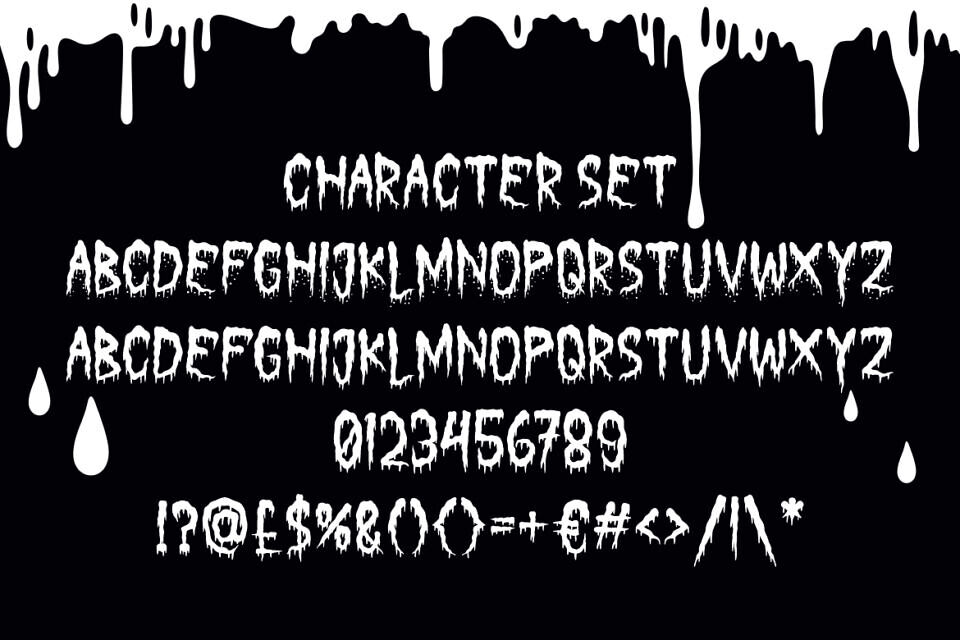 Creepy Melter Font