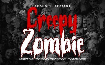 Creepy Zombie Font