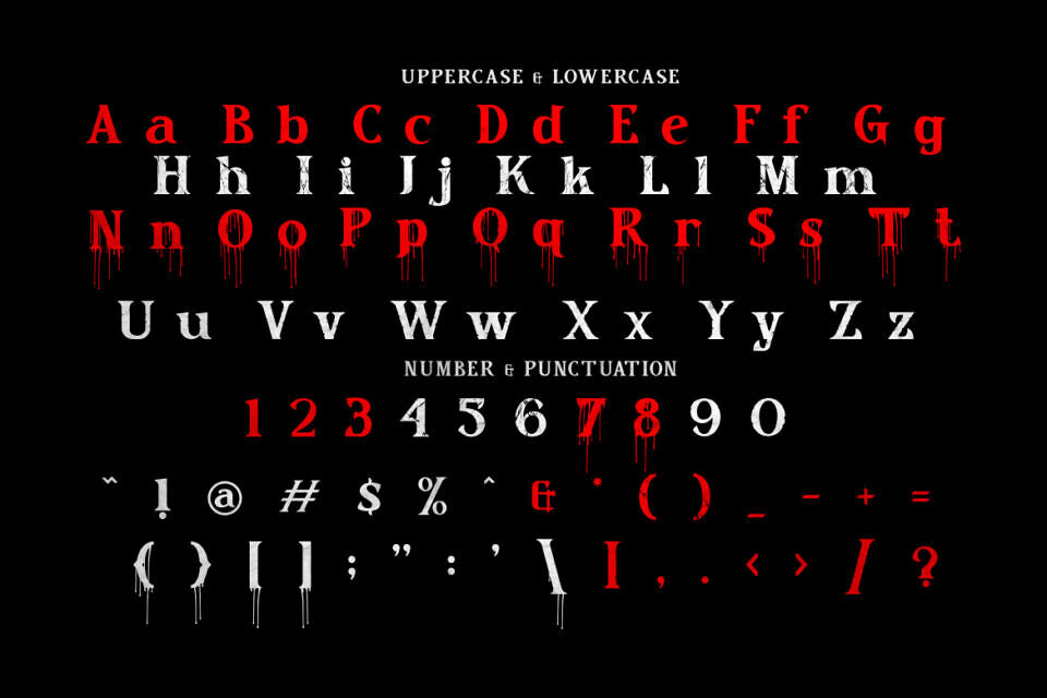Crimson Horror Font
