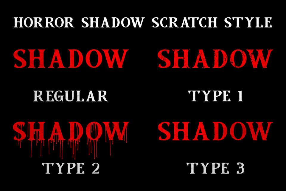 Crimson Horror Font
