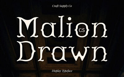 Cs Malion Drawn Font