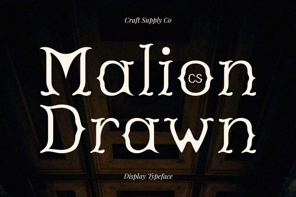 Cs Malion Drawn Font