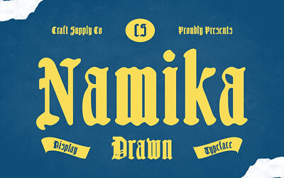 Cs Namika Drawn Font
