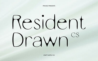 Cs Resident Drawn Font