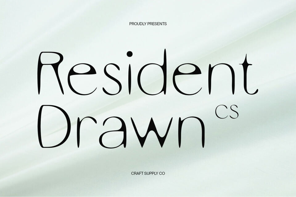 Cs Resident Drawn Font