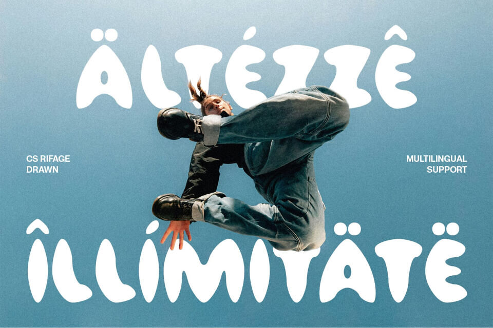 Cs Rifage Drawn Font