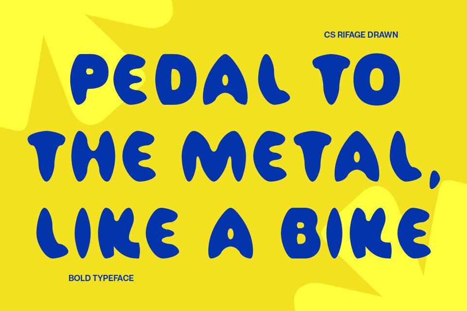 Cs Rifage Drawn Font