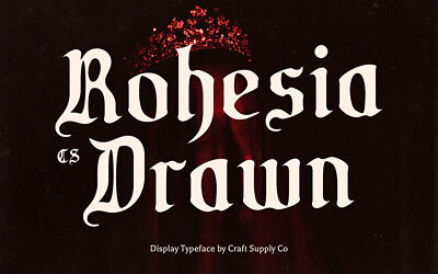 Cs Rohesia Drawn Font