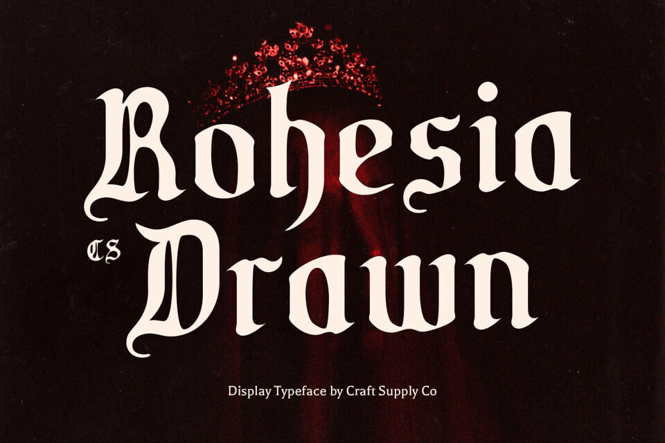 Cs Rohesia Drawn Font