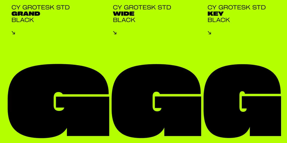 Cy Grotesk Std Font