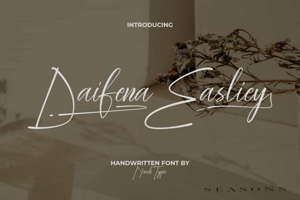 Daifena Easliey Font