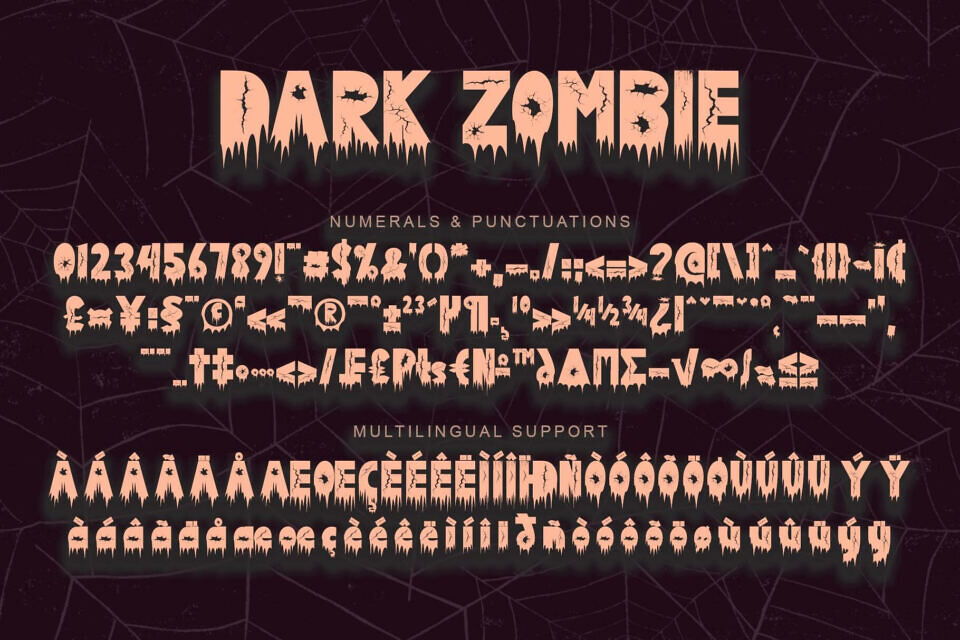 Dark Zombie Font