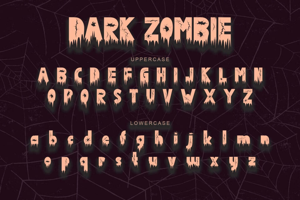 Dark Zombie Font