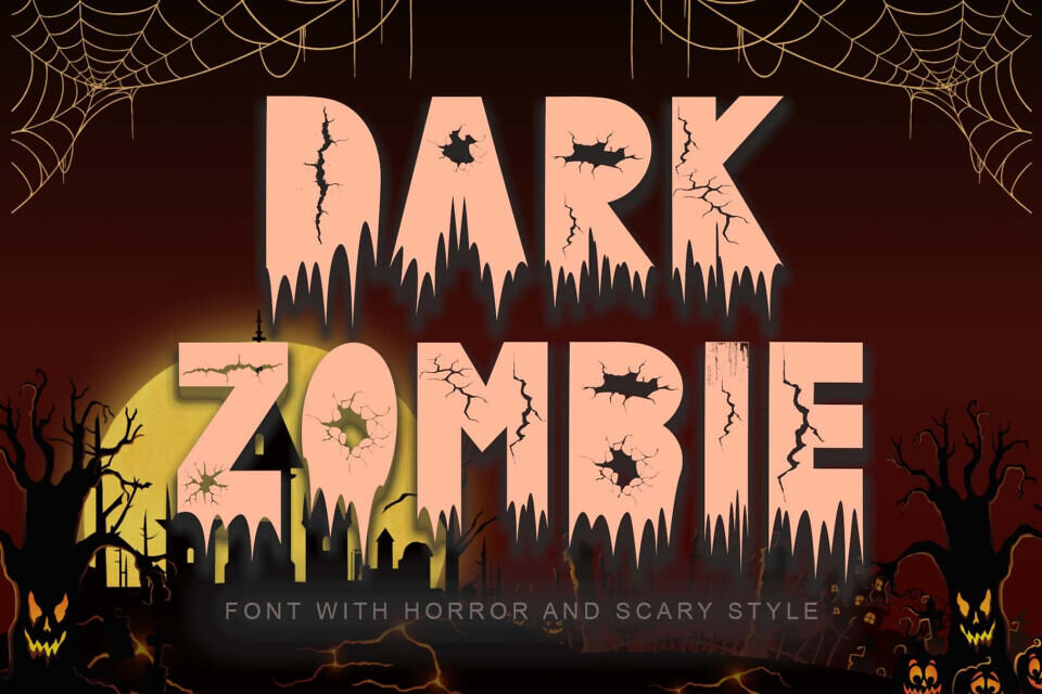 Dark Zombie Font