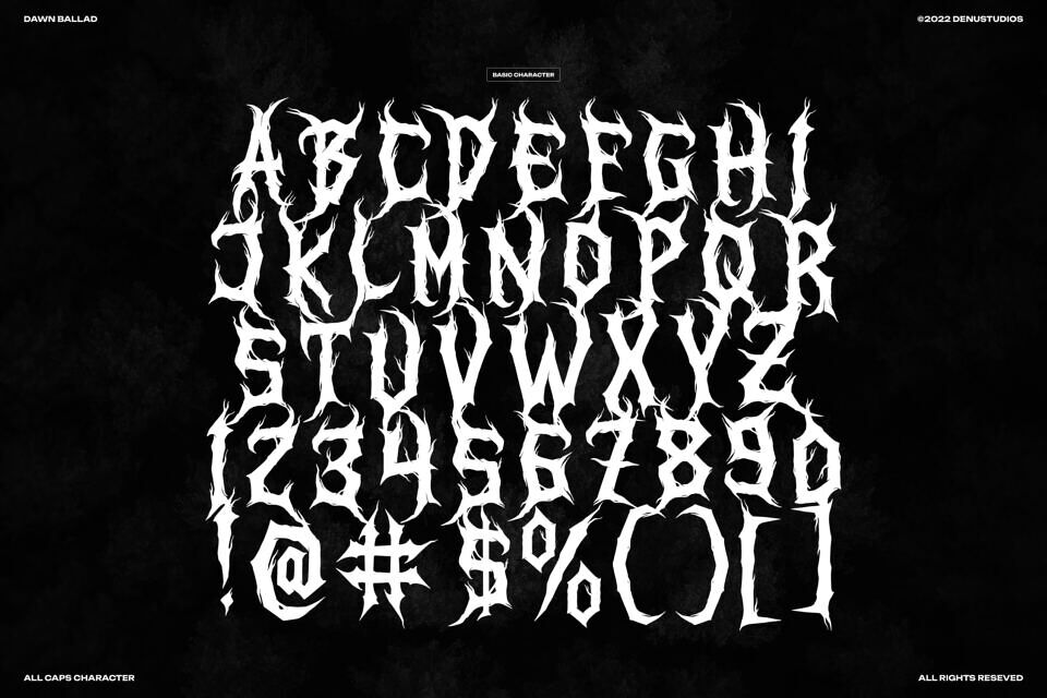 Dawn Ballad Font