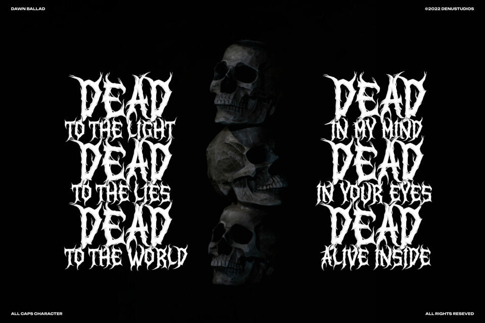 Dawn Ballad Font