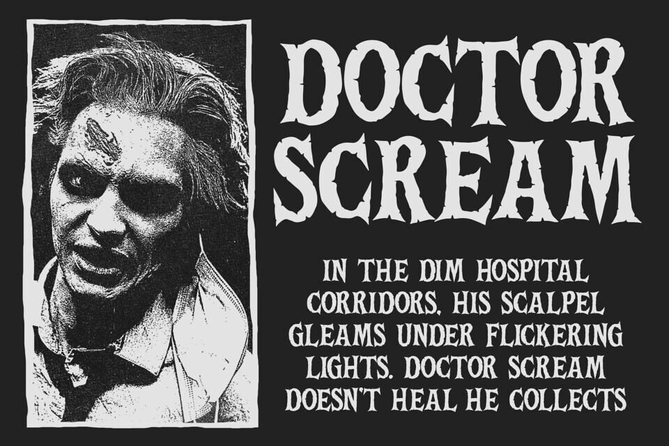Death Bones Font