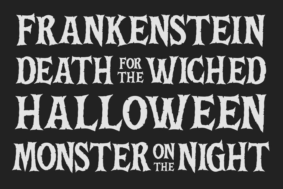 Death Bones Font