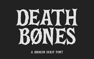 Death Bones Font