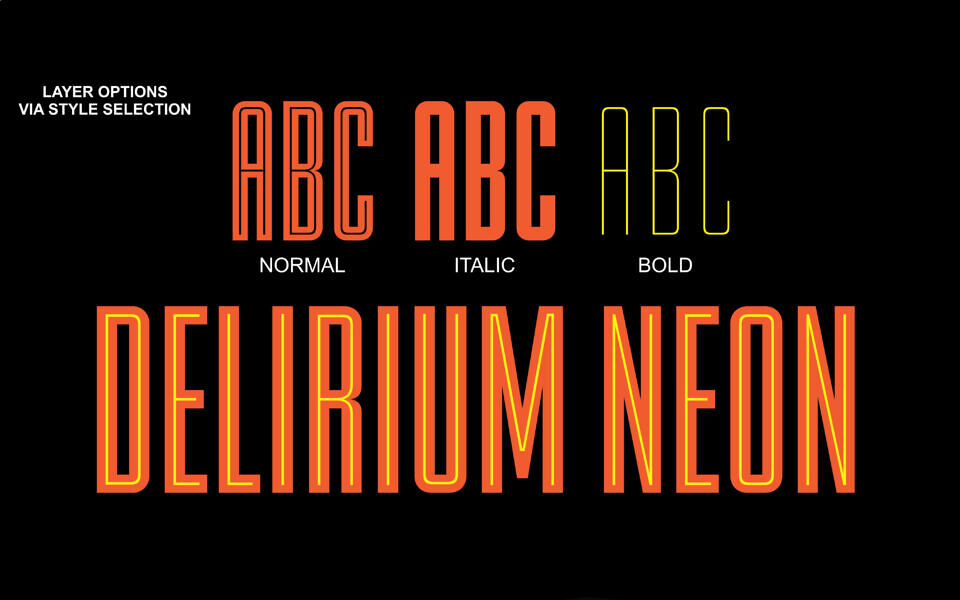 Delirium NCV Font