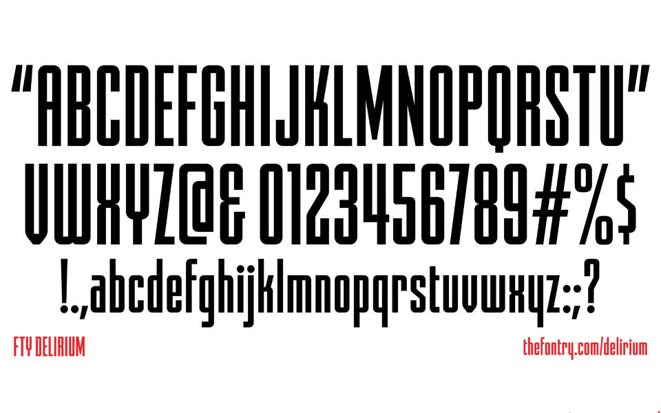 Delirium NCV Font