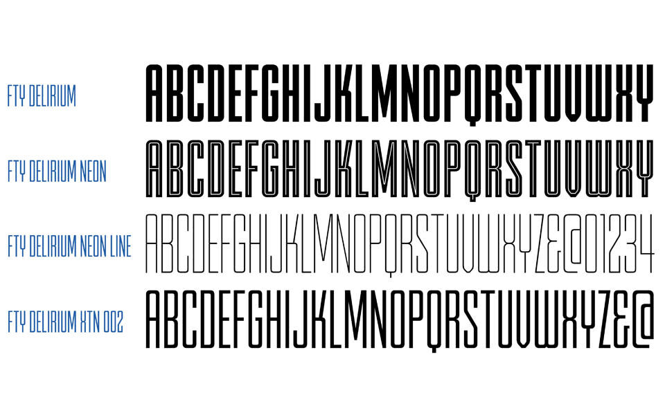 Delirium NCV Font