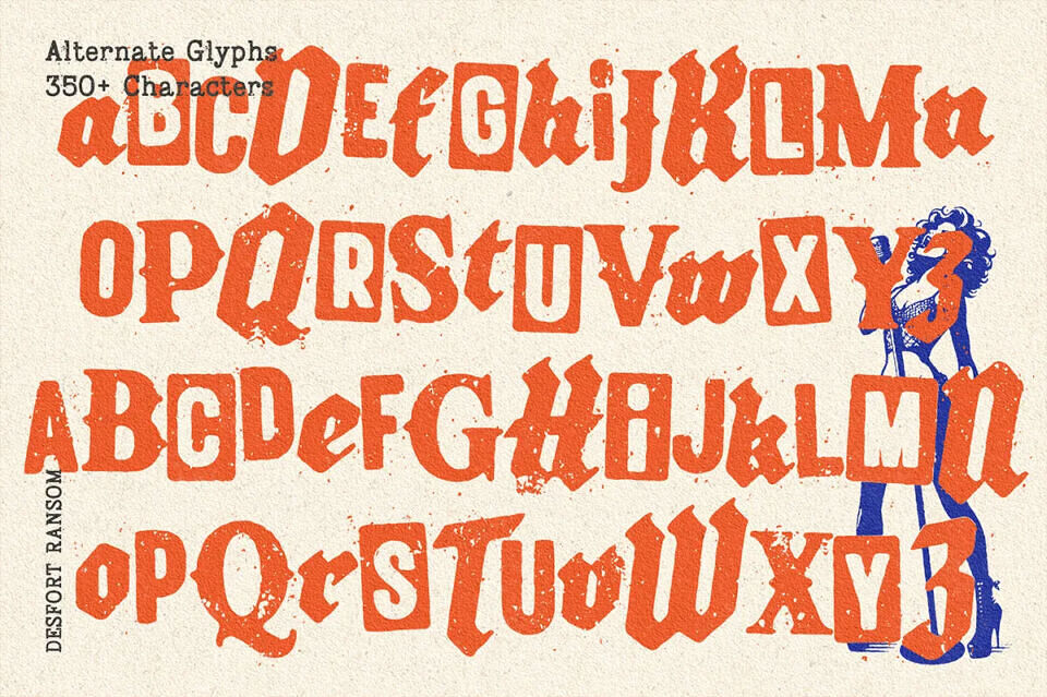 Desfort Ransom Font