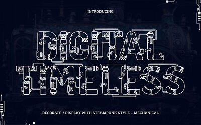 Digital Timeless Font