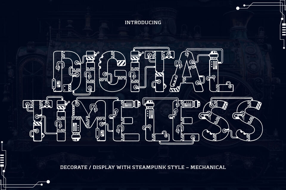 Digital Timeless Font