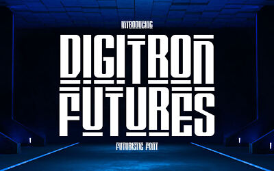 Digitron Futures Font
