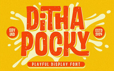 Ditha Pocky Font