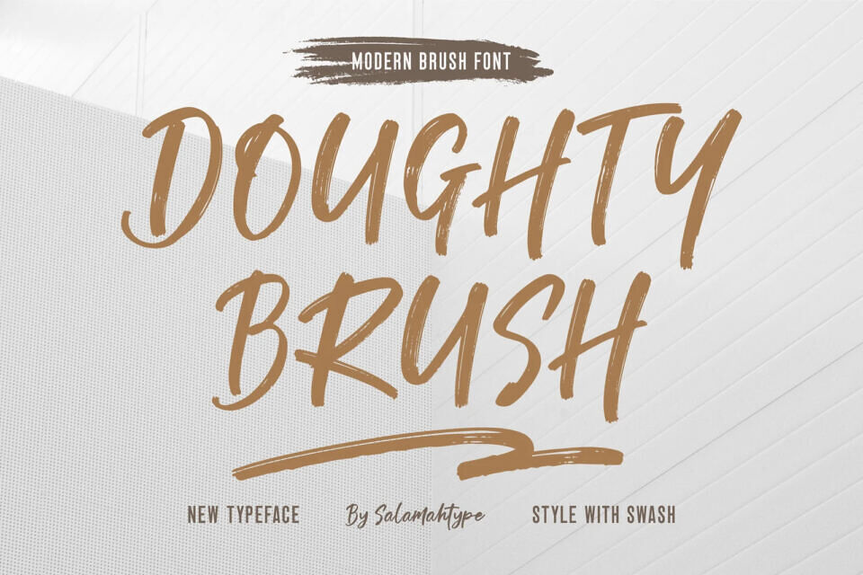 Doughty Brush Font