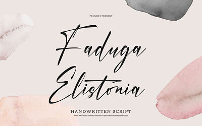 Faduga Elistonia Font