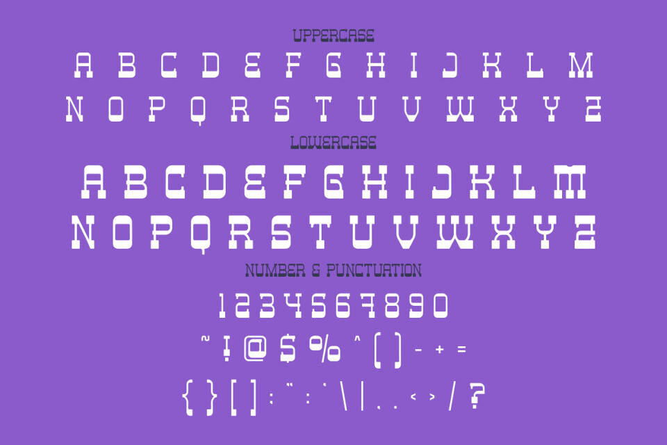First Atmo Font