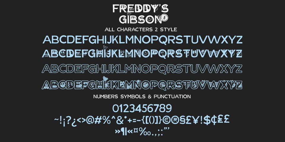 Freddy Gibson Font