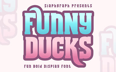 Funny Ducks Font