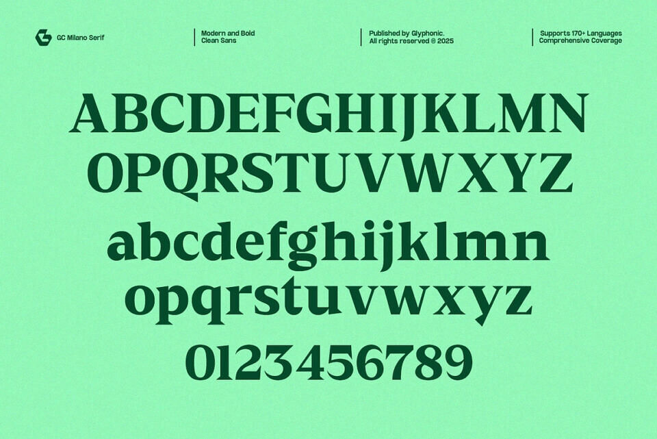 GC Milano Font