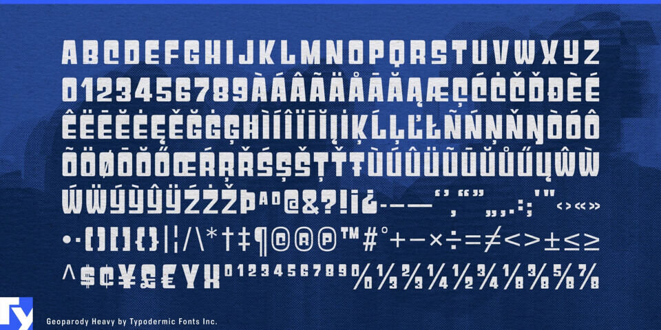 Geoparody Font