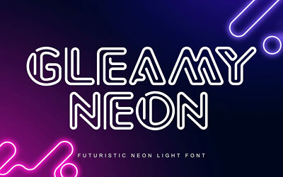 Gleamy Neon Font