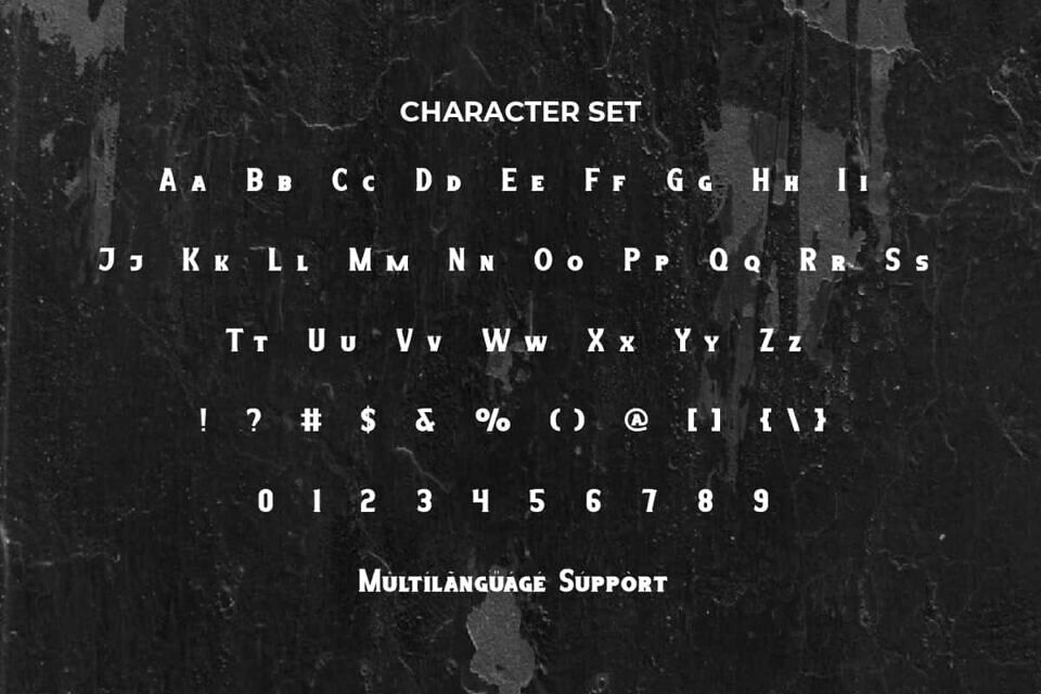 Gloomy Sooty Font