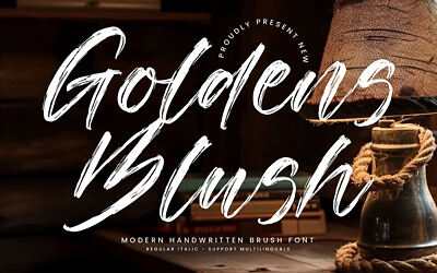 Goldens Blush Font