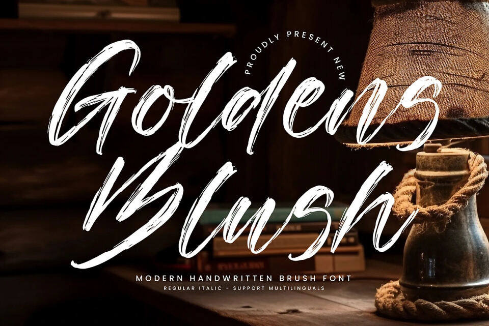 Goldens Blush Font