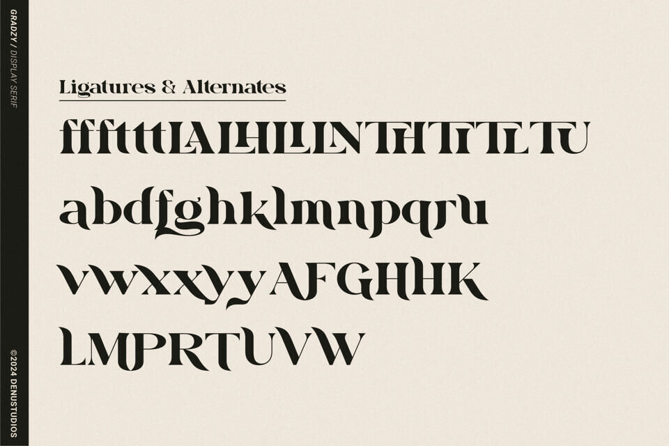 Gradzy Font